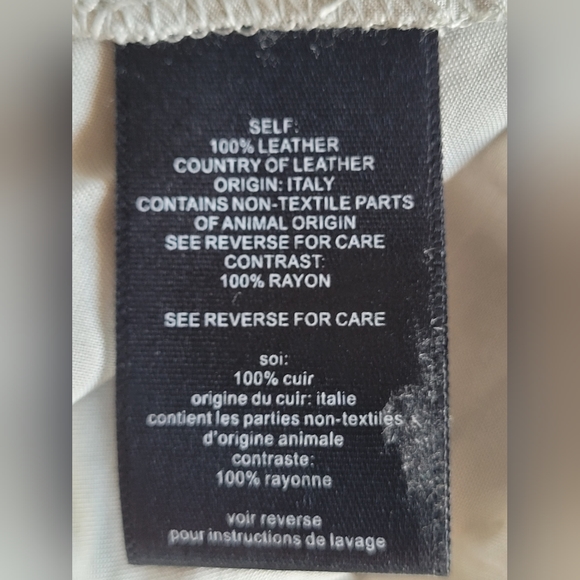 PJK Patterson J. KIncaid leather and rayon tank top in size small. - Picture 4 of 5